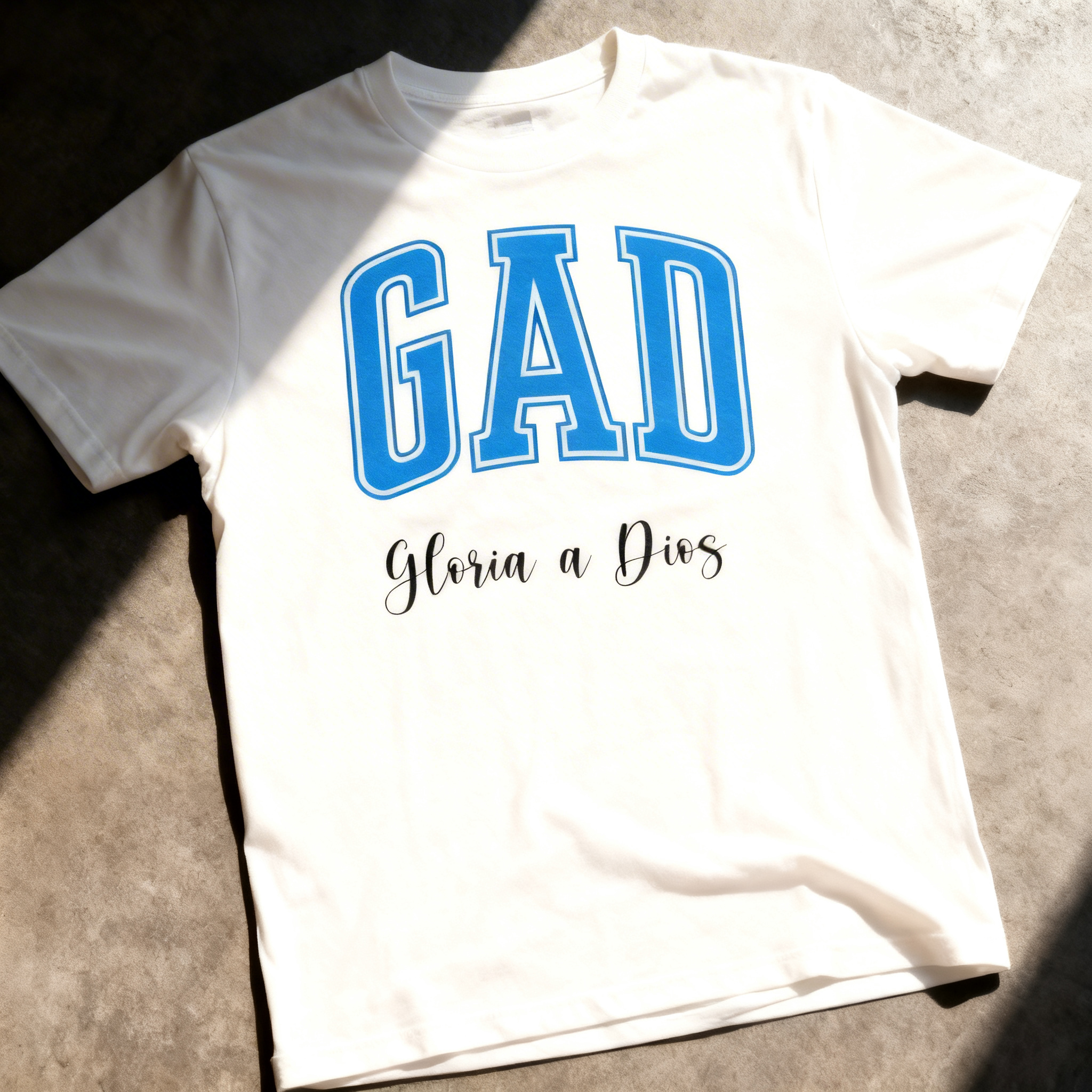 Camiseta GAD azul — Camisetas