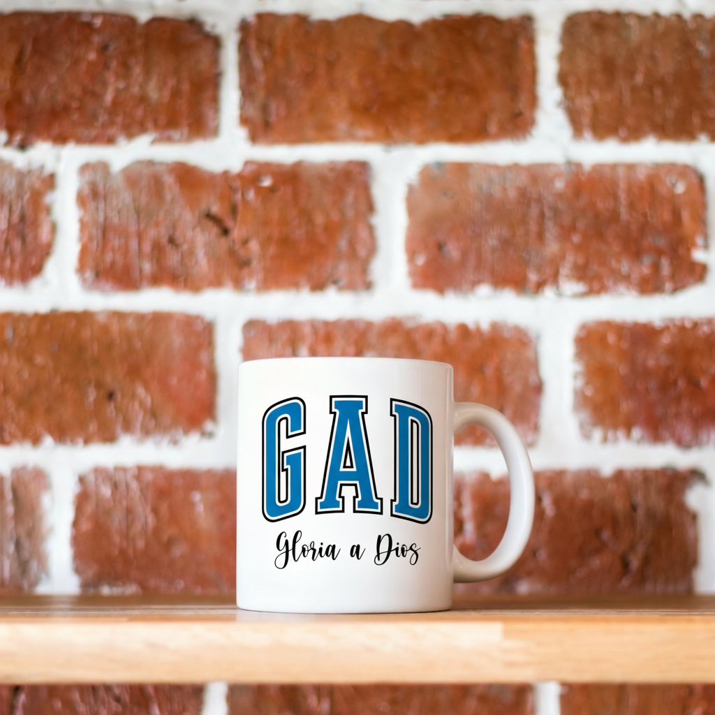 Taza GAD azul — Tazas
