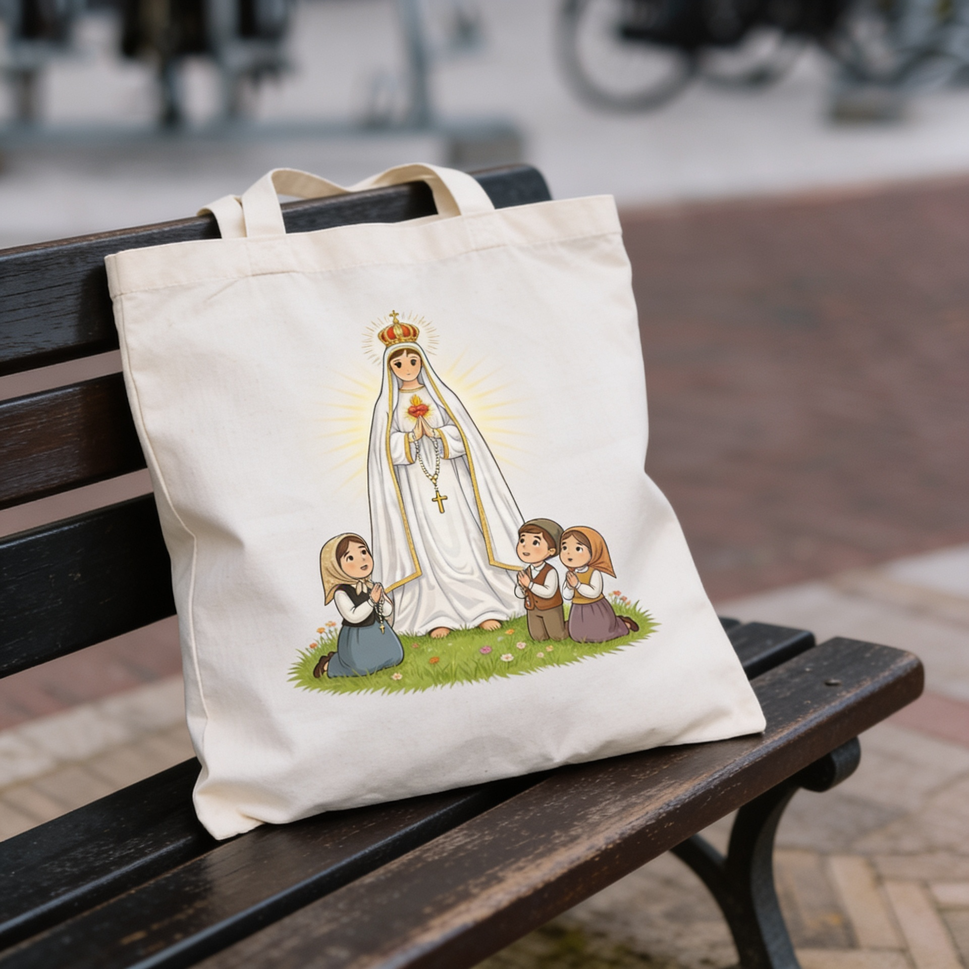 Bolsa Fátima con pastores 2