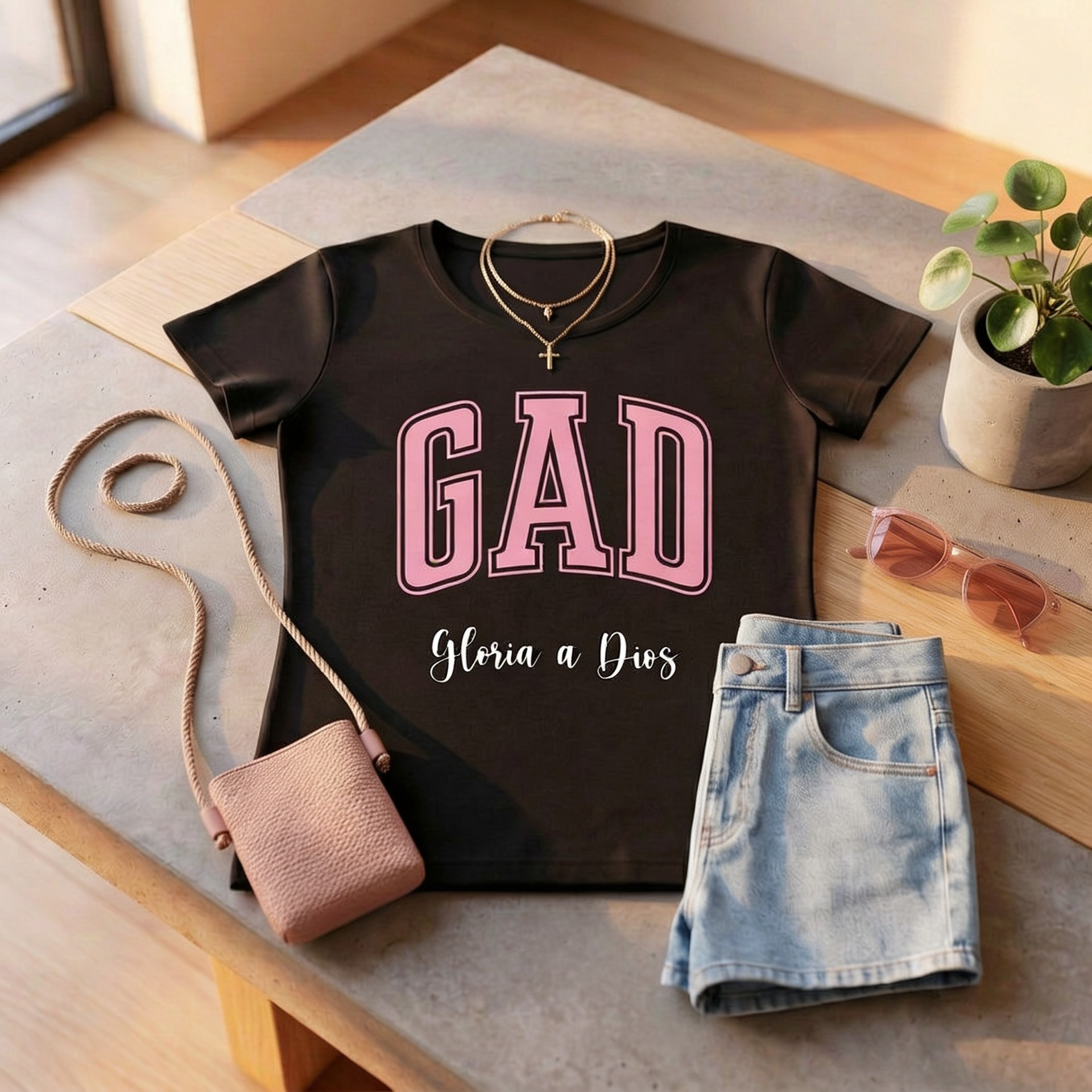 Camiseta GAD negra — Camisetas