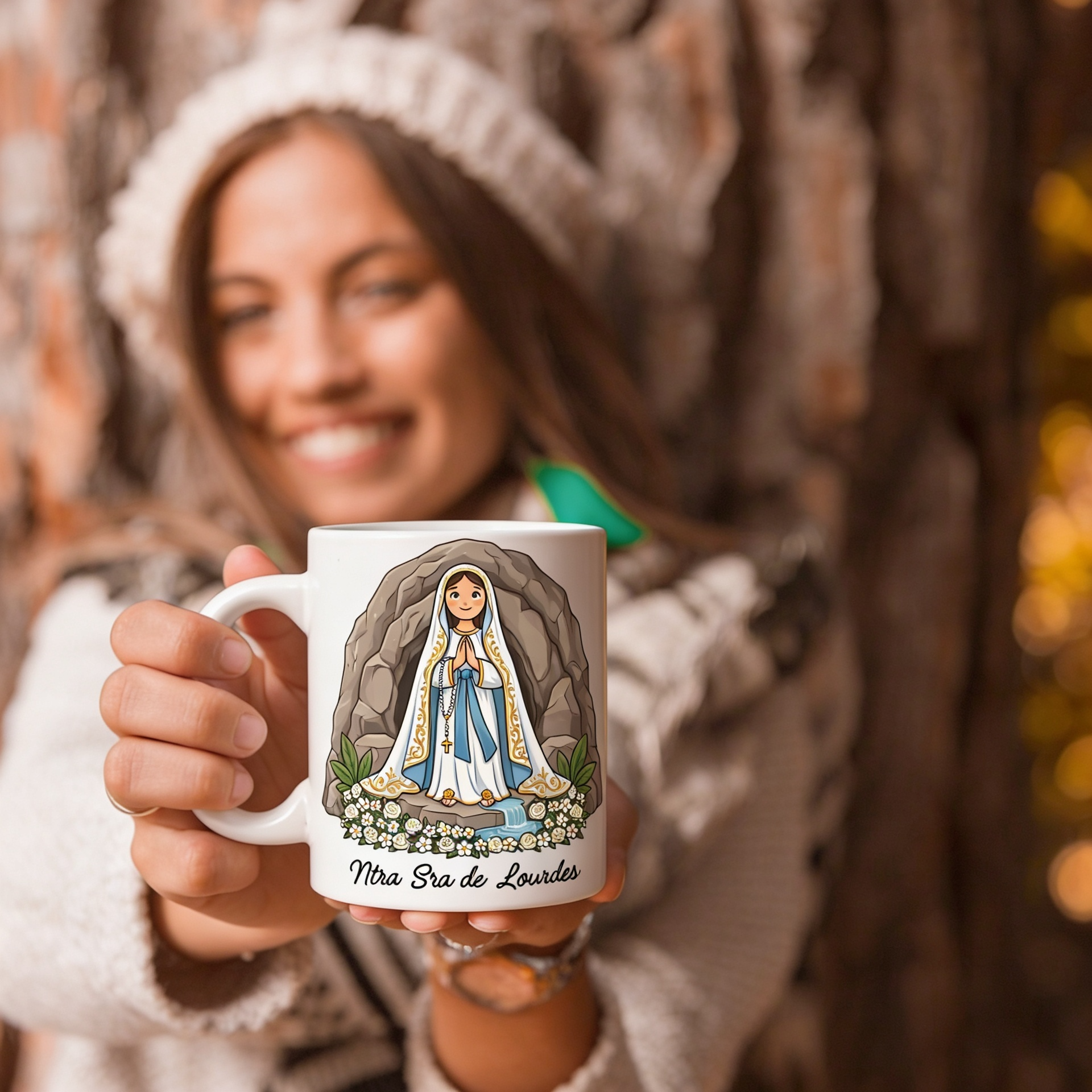 Taza Virgen de Lourdes — Tazas